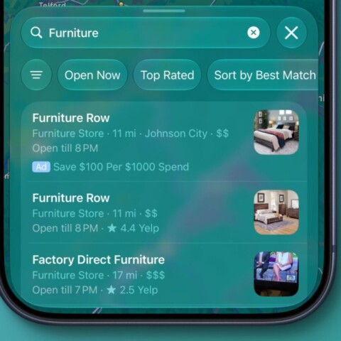 Apple Maps Ads Roll Out on iPhone in US and Canada