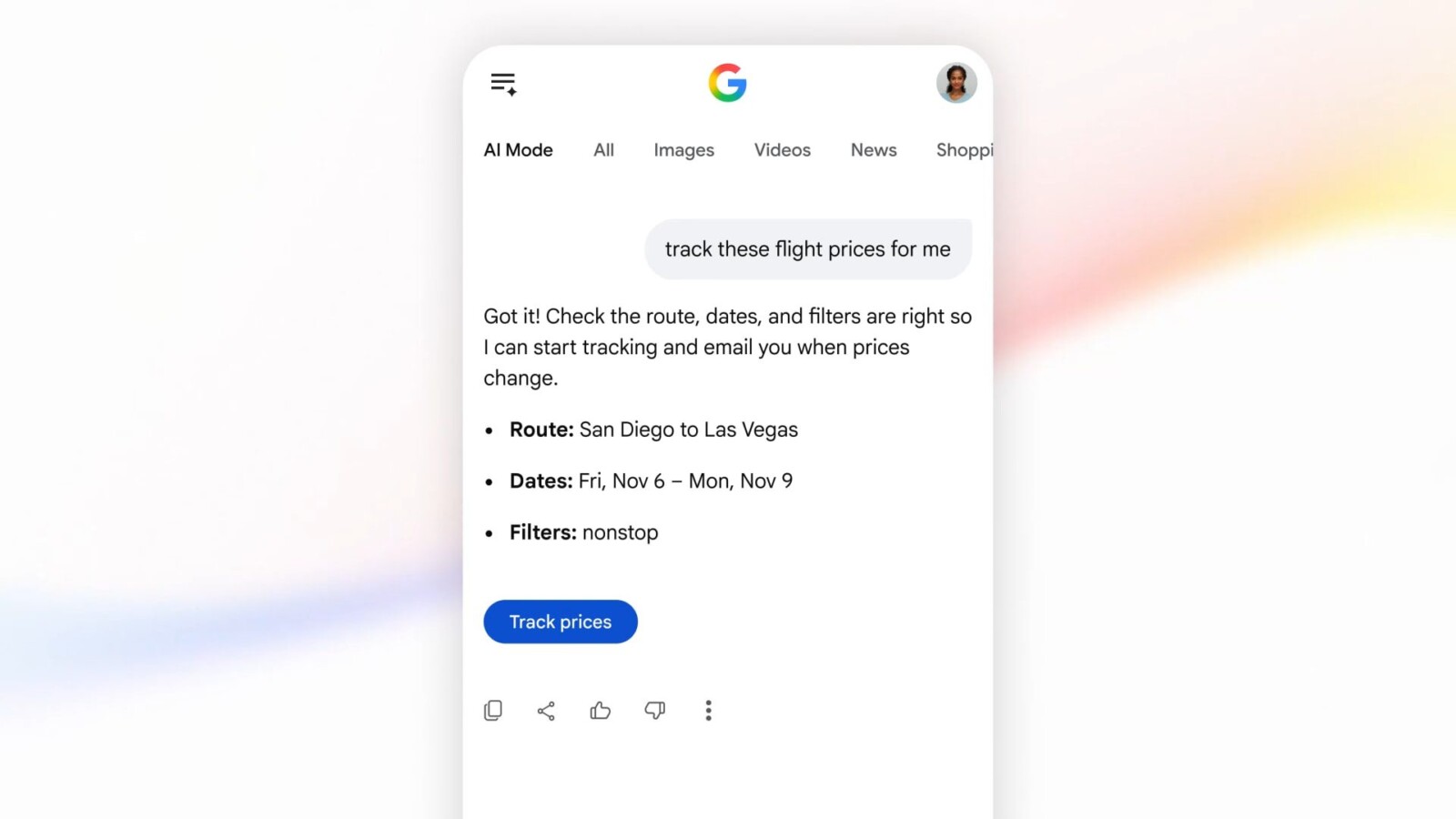 Google AI Mode Adds Flight Price Tracking and Hotel Booking