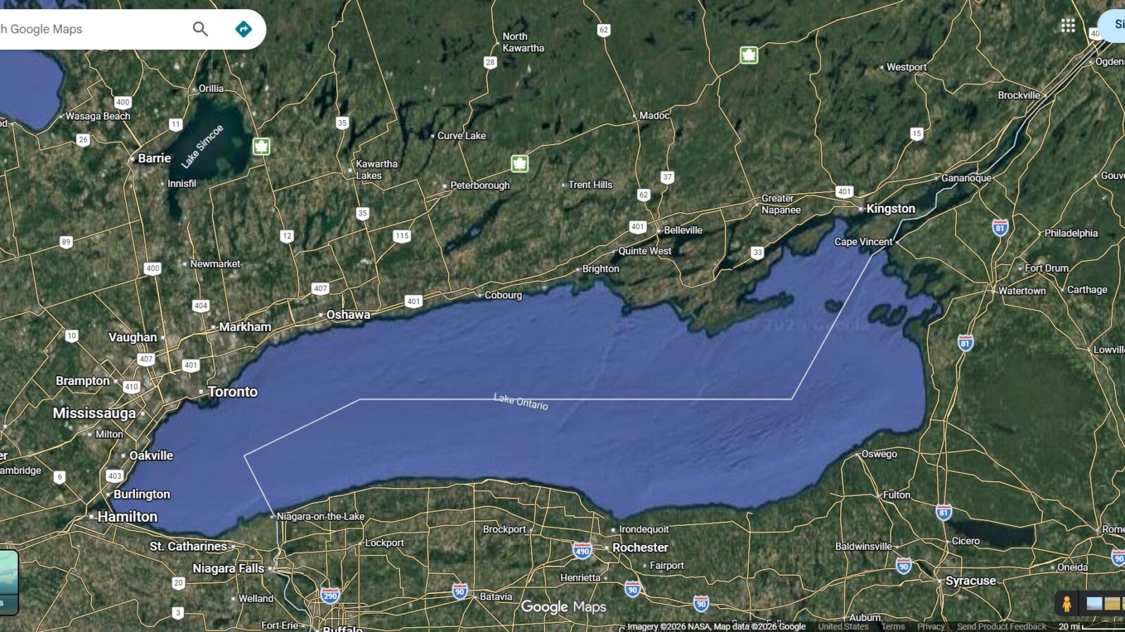 Lake Ontario Rename Order: Will Map Apps Comply?