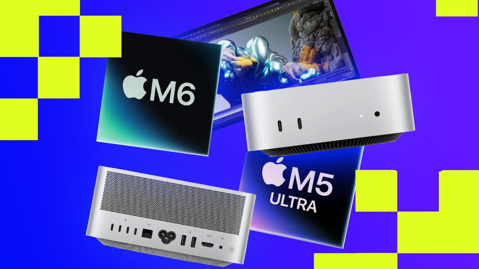 Apple Debuts M6 and M5 Ultra Chips for Mac Mini and Studio