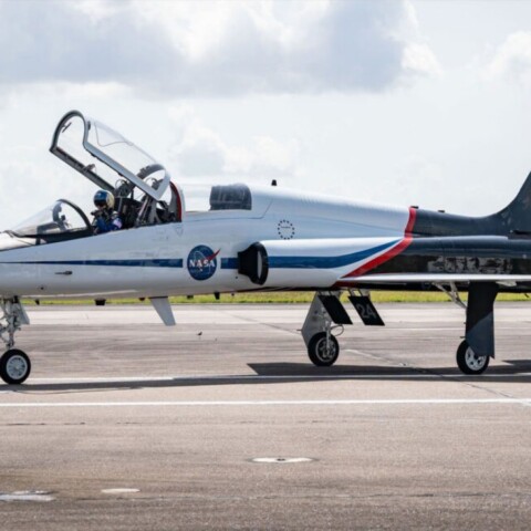 NASA T-38 Jet Debuts Bold New Artemis Livery