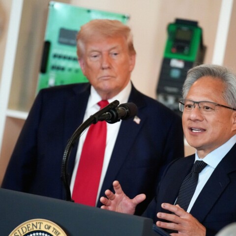 Nvidia CEO Jensen Huang Takes Trump Call Mid All-Hands