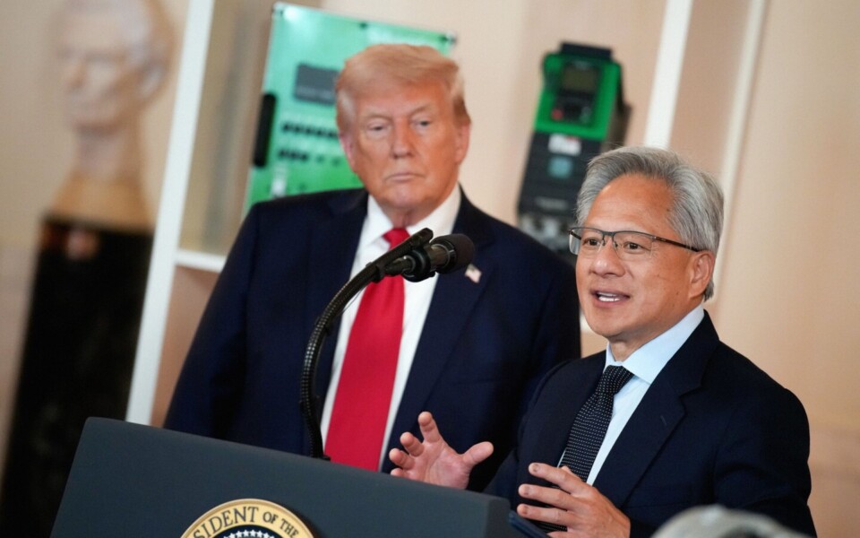 Nvidia CEO Jensen Huang Takes Trump Call Mid All-Hands