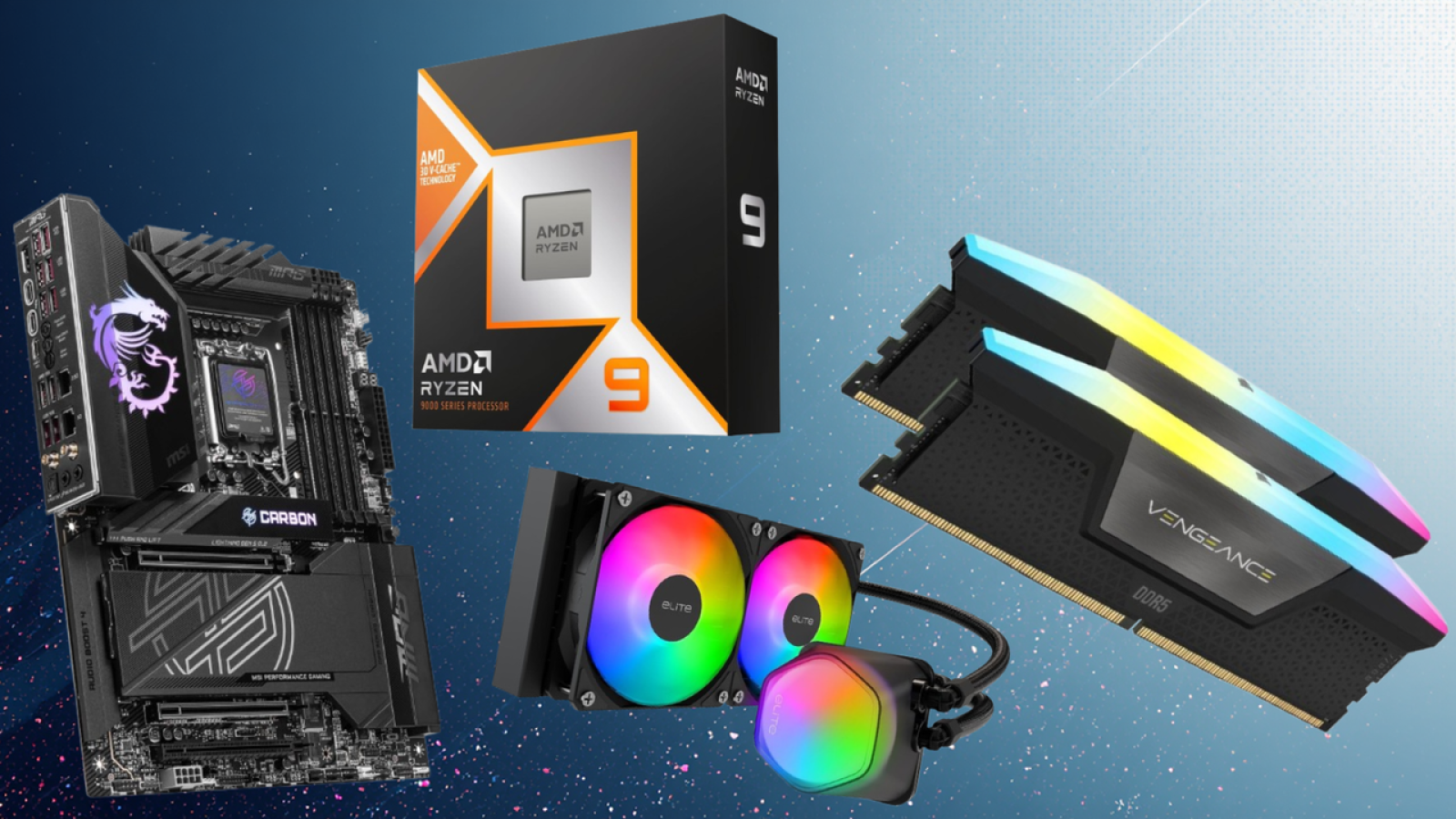 Ryzen 9 9950X3D AM5 Bundle Drops to EUR 1,153 at Newegg - Ryzen 9 9950X3D bundle