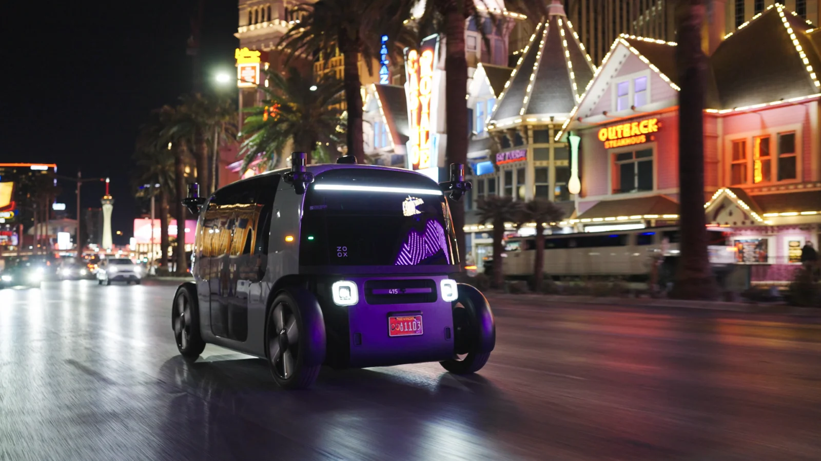 Zoox Launches Paid Robotaxi Service in Las Vegas - Zoox robotaxi