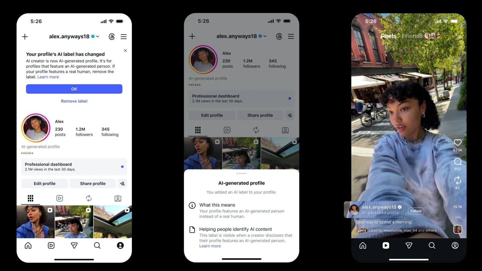 Instagram Adds AI-Generated Label to Fake Influencers - AI-generated profile label