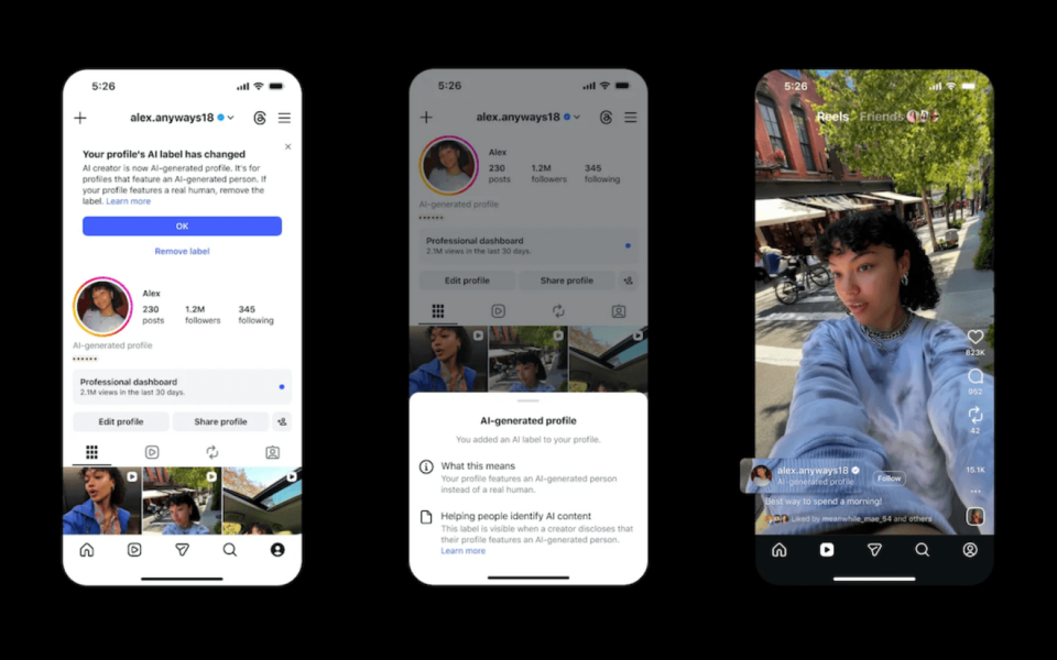 Instagram Cracks Down on Undisclosed AI Profiles