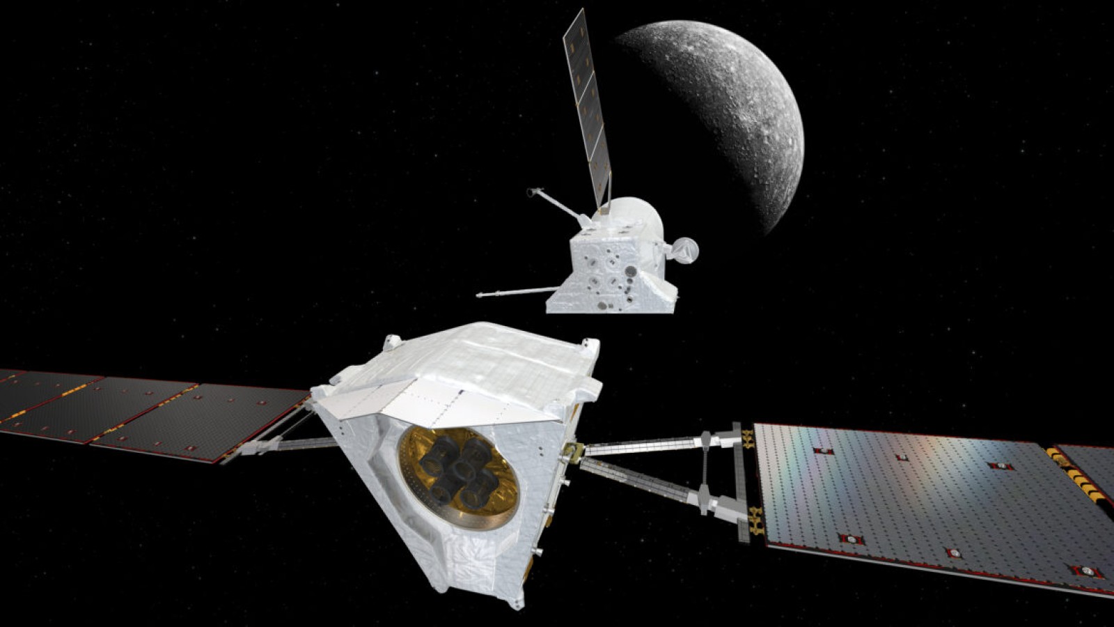 BepiColombo Nears Mercury After 8-Year Journey to Orbit - BepiColombo Mercury mission