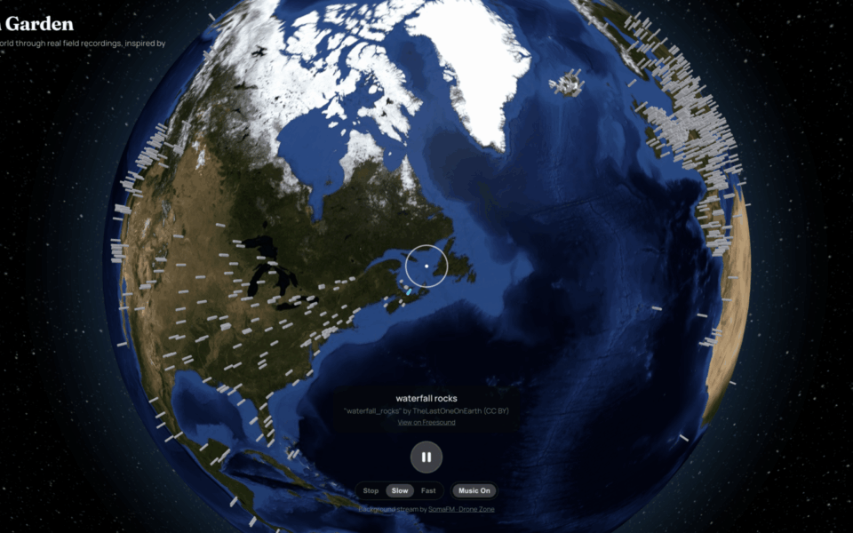 Earth Garden Lets You Explore the World Through Field Recordings