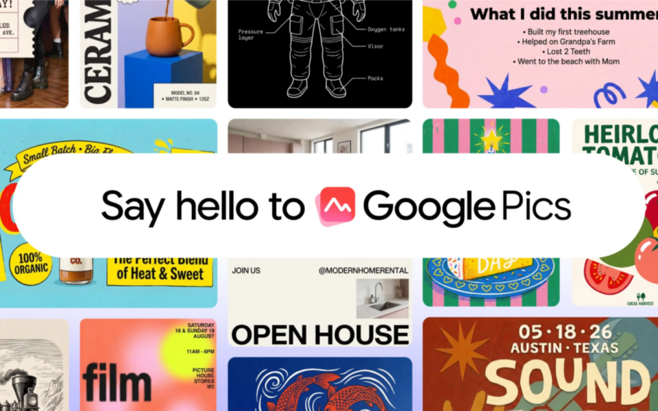 Google Pics: AI Design Tool Takes on Canva in Workspace