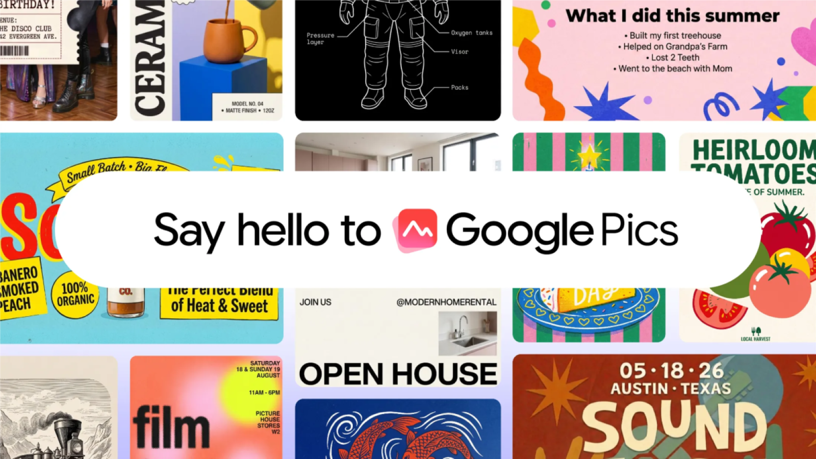 Google Pics: AI Design Tool Takes on Canva in Workspace