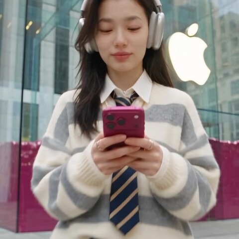 iPhone 18 Pro Dark Cherry Shines in AI Mock Ad
