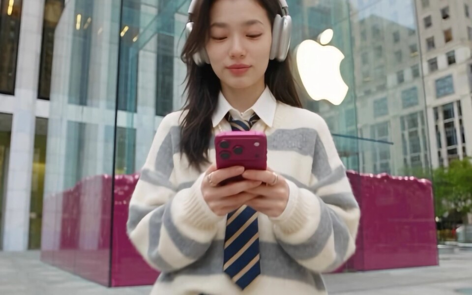 iPhone 18 Pro Dark Cherry Shines in AI Mock Ad