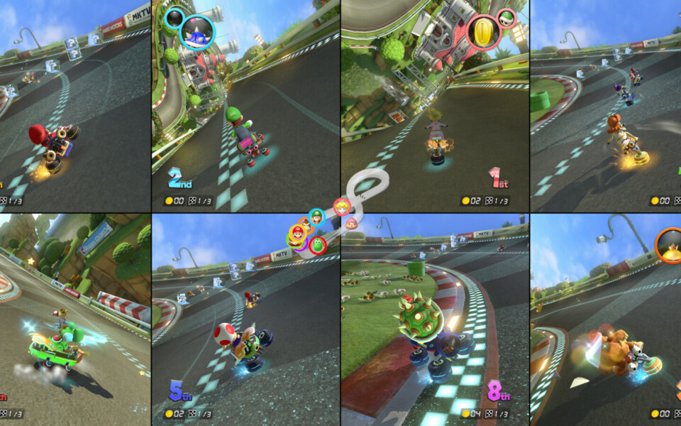 Mario Kart 8 Deluxe Update Adds 8-Player Split-Screen