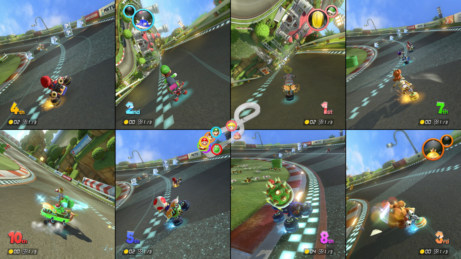 Mario Kart 8 Deluxe Update Adds 8-Player Split-Screen
