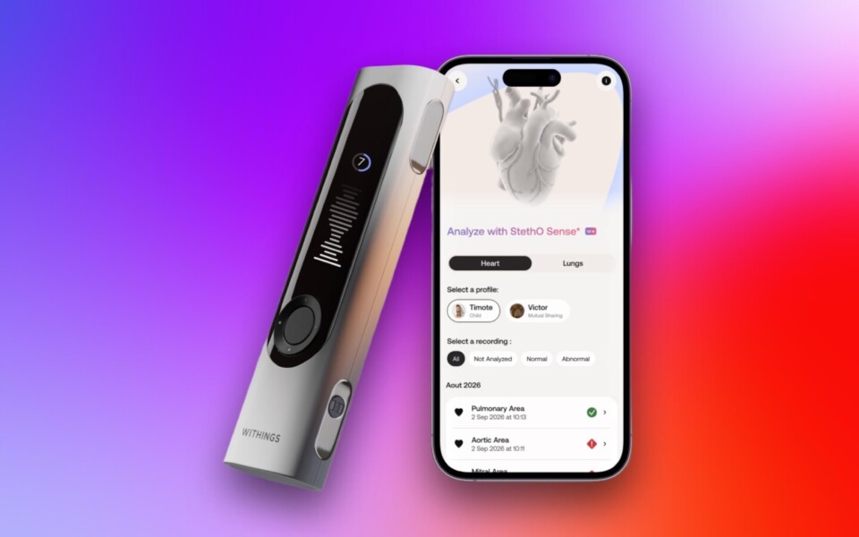Withings BeamO Adds AI Heart and Lung Analysis via StethO Sense